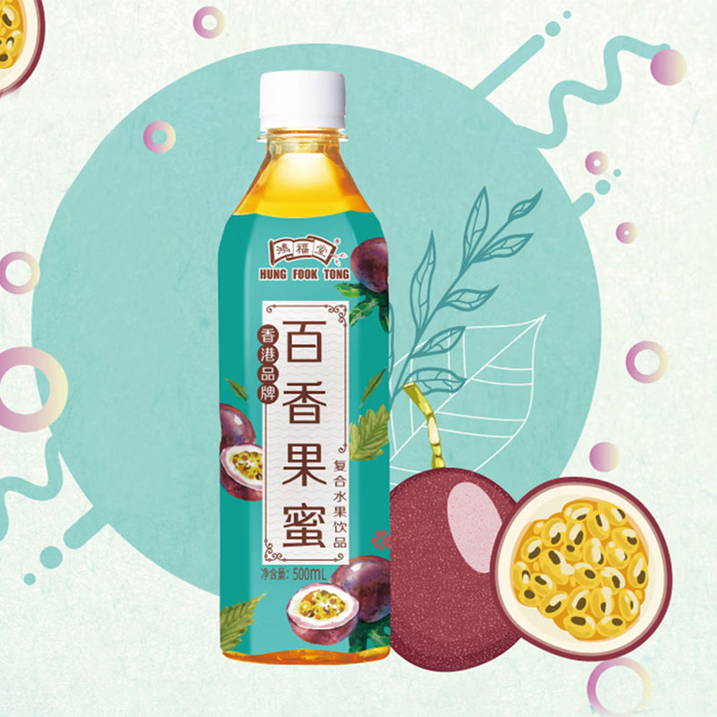 鸿福堂 百香果蜜 500ml*15瓶 箱高清大图