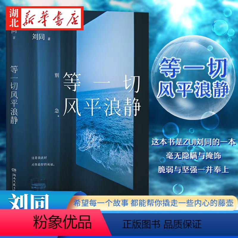 【正版】等一切风平浪静 刘同全新随笔,十年蜕变之作,希望每一个故事,都能帮你撬走一些内心的藤壶书店书籍