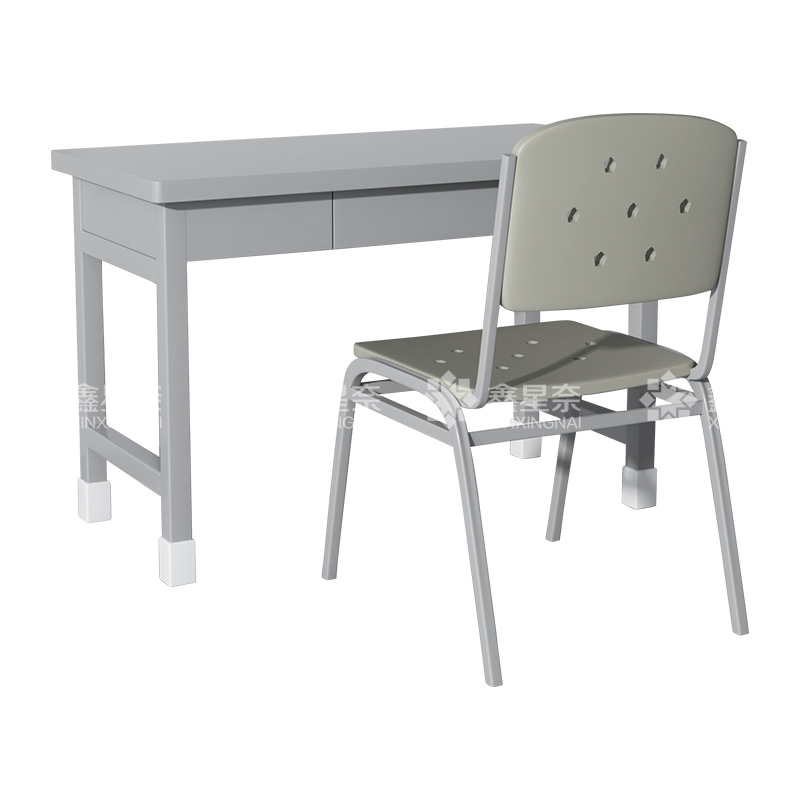 鑫星奈 XXN3110755 制式营具办公桌营房钢制学习桌 制式三抽桌椅组合(一桌一椅)