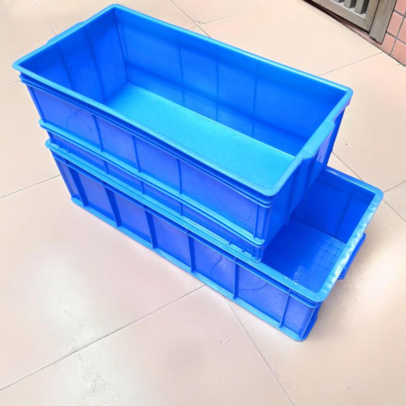加厚加长24号塑料周转箱 收纳箱300窄箱物流箱工具箱长方形塑料盒 三维工匠高清大图