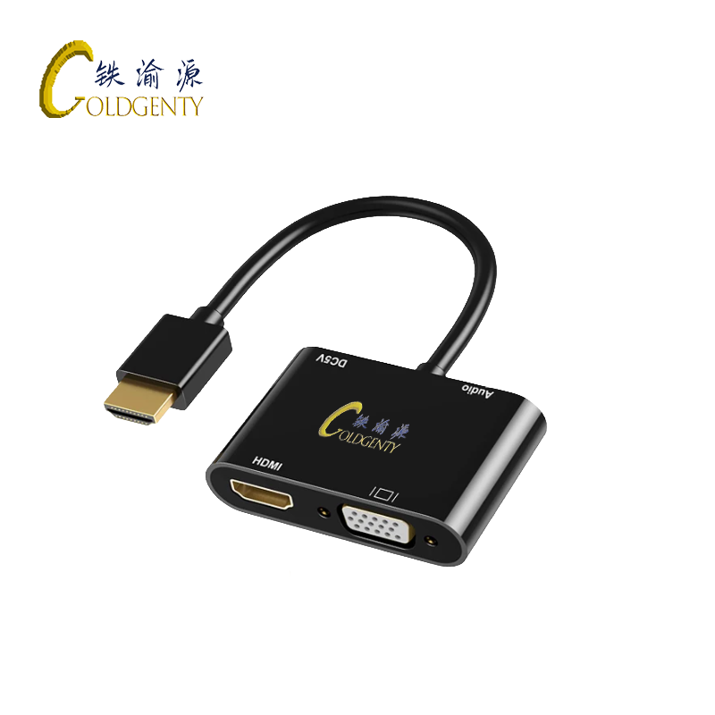 铁渝源 HDMI转HDMI和VGA转换器 VGA1080P 个高清大图