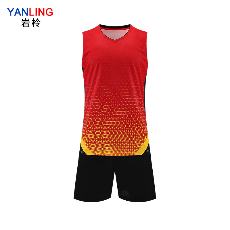 岩柃排球服套装25Y3PQ007高清大图