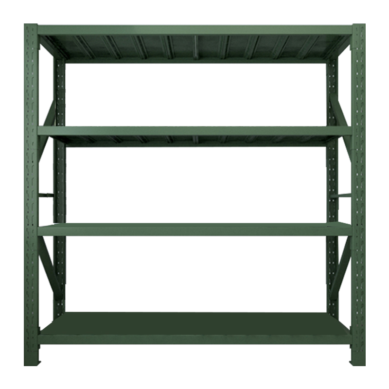 洛苏通盛消防铁锹镐农具摆放架安保装备器材存放架军绿色拆装盾牌货架2米长存放架2000*600*2000常规款高清大图