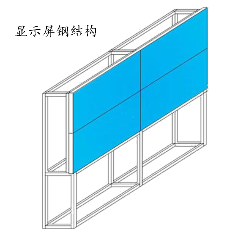 宇烁 LED 显示屏支架 YS-M46F3N-电视墙柜高清大图