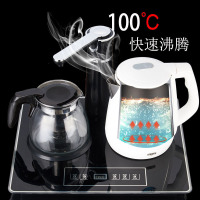 奥克斯/AUX 茶吧机 YCB-0.75G 家用养生茶吧 高贵玉石白色 冷热型饮水机 下置式 自动上水 柜式童锁 净水桶