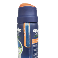 GILLETTE吉列锋隐致顺剃须啫喱男士须膏泡沫刮胡泡 二合一海洋清新型170g
