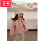 可莉允女童秋冬棉服2021新款儿童冬装轻薄羽绒棉衣女宝宝中小童洋气童装