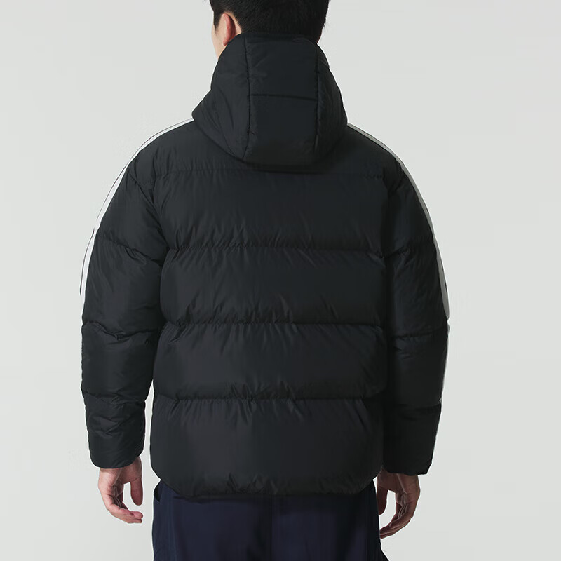 阿迪达斯 (adidas)外套男装新款运动羽绒服跑步休闲骑行防风连帽夹克KC2490 ZP高清大图