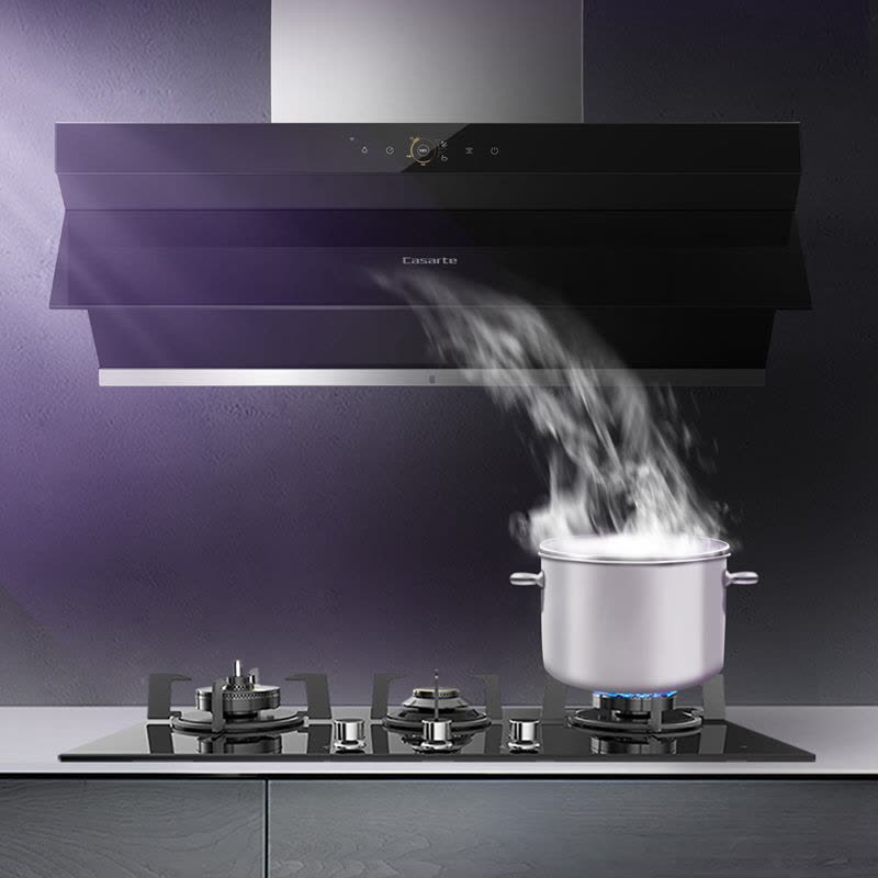 卡萨帝(Casarte)美食家系列侧吸抽油烟机CXW-219-CK16DGUD 智慧12方 烟灶联动技术 语音控制图片