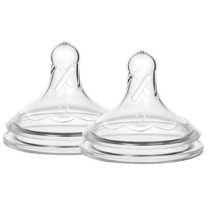 布朗博士（DrBrown’s）爱宝选PLUS流量2宽口硅胶奶嘴（2个装）高清大图