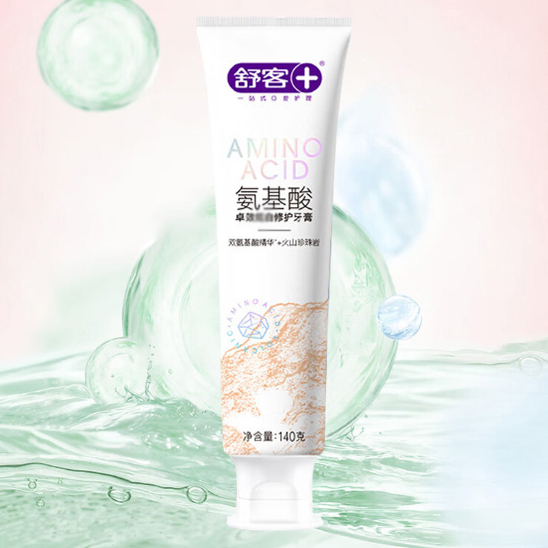 舒客牙膏140g氨基酸卓效炫白清新口气ZHS-AJS003-25高清大图