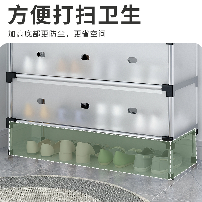 简易鞋架门口家用尘出租房屋用时光旧巷收纳鞋柜学生宿舍多层经济型
