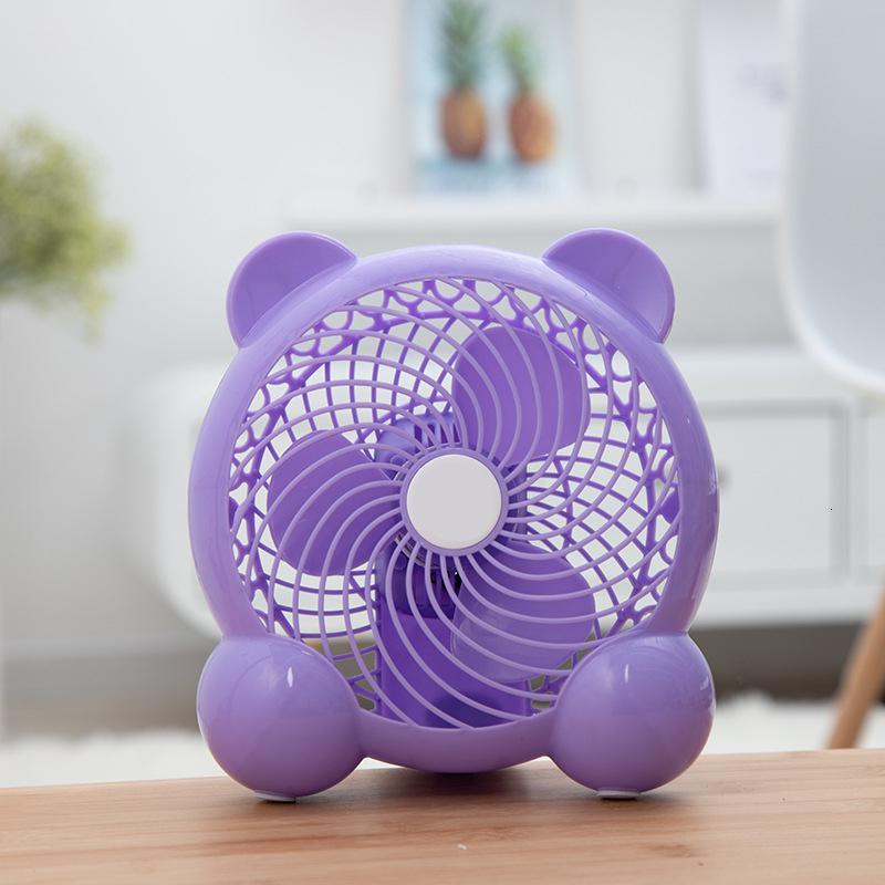 usb风扇迷你7寸办公室台式电脑学生宿舍床上桌面小电风扇批发紫色7寸