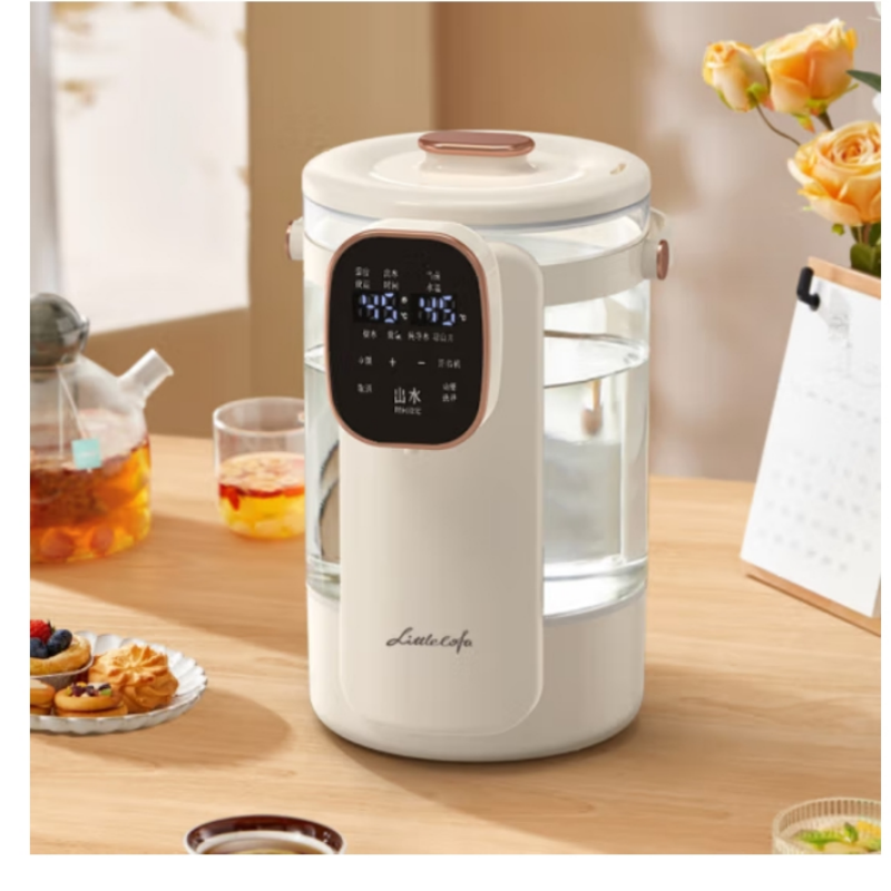 小画仙电热水瓶LDSP-3501E 家用烧水壶开水器 3.5L大容量电水瓶多段保温电动饮水机除氯高硼硅玻璃高清大图