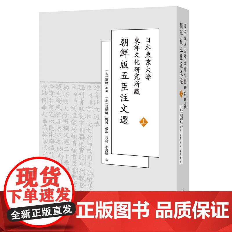 日本东京大学东洋文化研究所藏朝鲜版五臣注文选(上下) 萧统 选编 16开 中式精装 正德本 选录先秦至南朝梁代近的文学作高清大图
