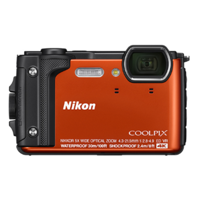 nikon尼康coolpixw300s四防潜水相机下水相机4k高清相机橙色参数
