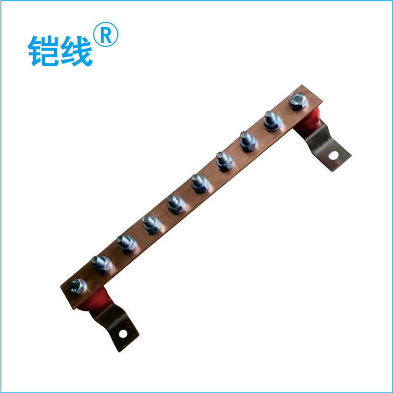 铠线 电料辅件 电力金具 铜接地排 50*5*300mm/套高清大图