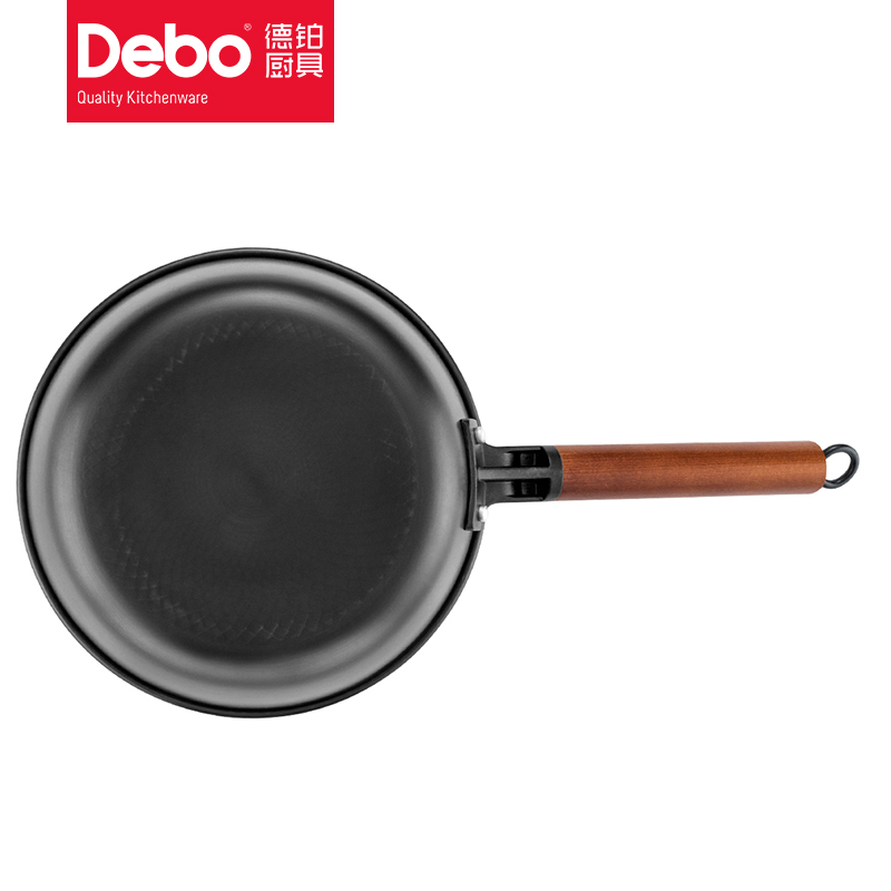 德铂(Debo) DEP-DS178 培迪 煎炒铁锅 24cm高清大图