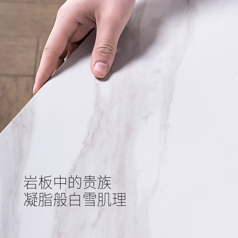 芝華仕(CHEERS)芝华仕餐桌椅子现代简约岩板长方形中小户型家用客餐厅组合PT057