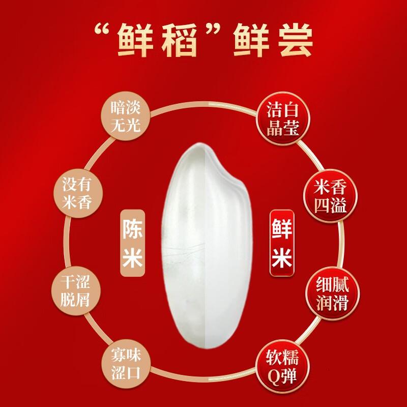 三人行当季新米精品东北大米稻峰头茬米5kg延寿大米十斤布袋稻峰5kg高清大图