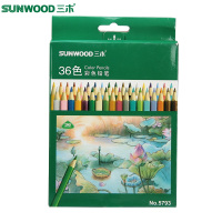 三木(SUNWOOD)5793 彩色铅笔 36色涂鸦笔 填色笔 秘密花园填色笔