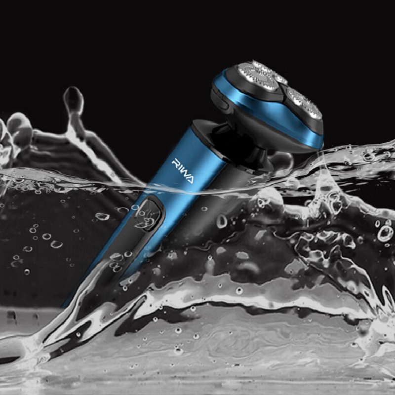 雷瓦(RIWA) 小锤子IPX7级全身水洗快充精钢刀头电动剃须刀RA-5100高清大图