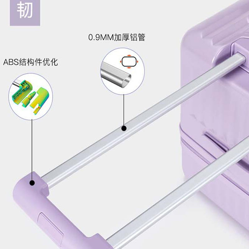 卡拉羊(Carany) 大容量魔方体旅行箱 CX8118-20寸 钛金灰*高清大图