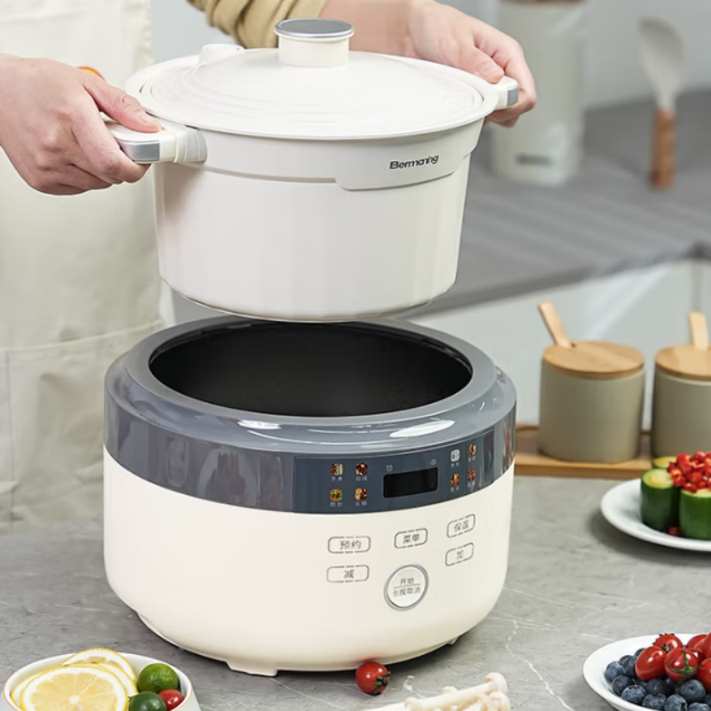 勃曼多功能料理锅BM-181家用大容量智能电炖锅电饭煲一体锅高清大图