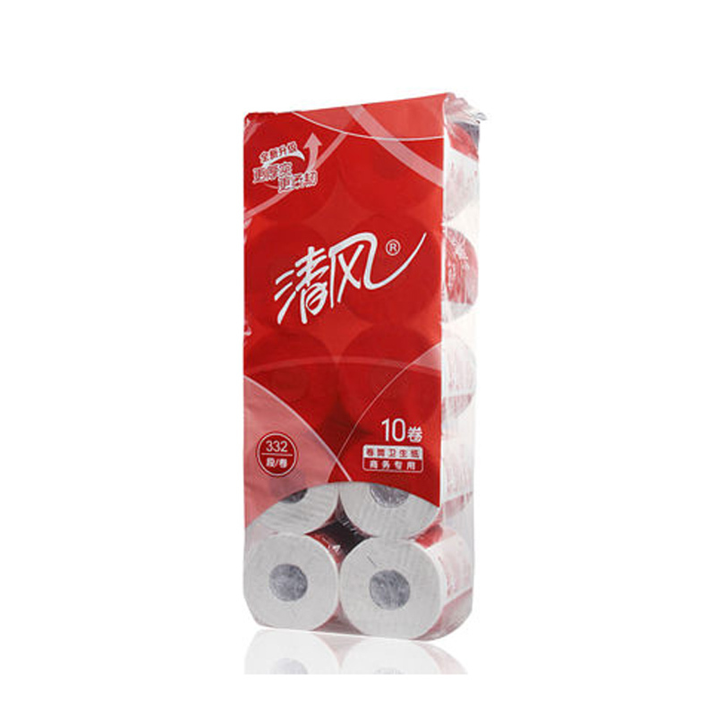 清风(APP) 3层平纹332段卷纸 B20AA8 180g 10卷/提