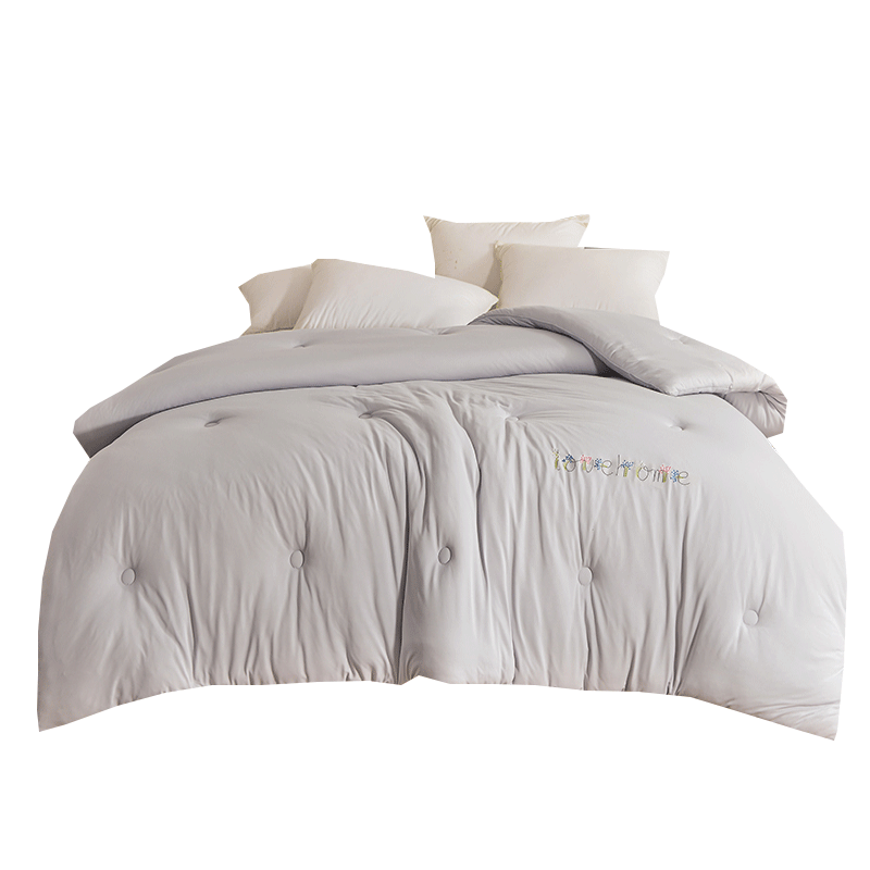 洁丽雅(grace)“爱家”刺绣羽丝被200*230cm JLY-B2185!