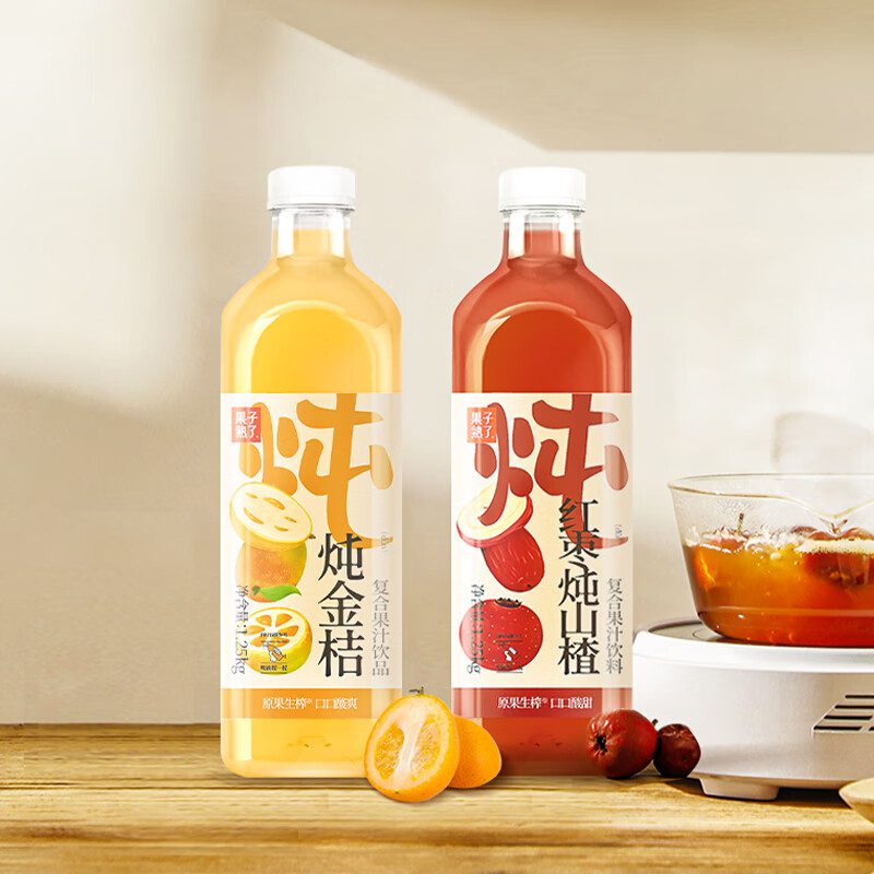 果汁熟了 炖雪梨 1250mlx6瓶 箱高清大图