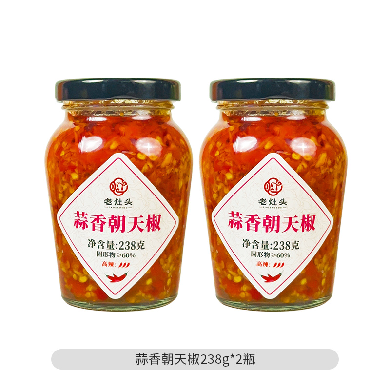 老灶头蒜香朝天椒238g