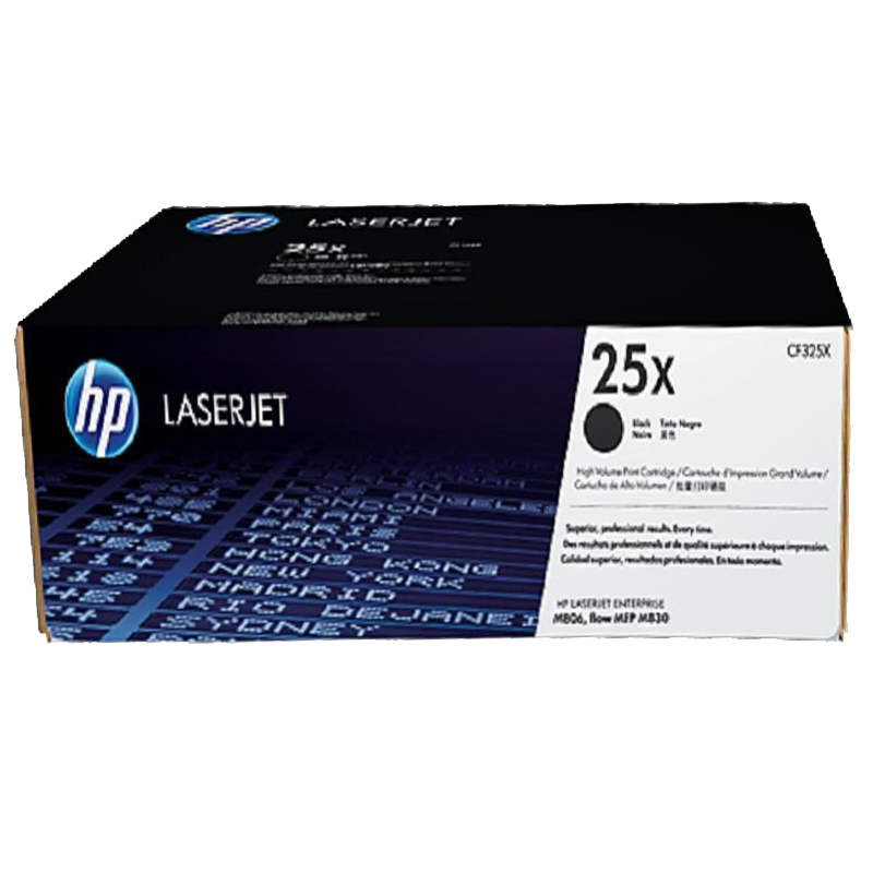 惠普(HP)CF325X 黑色硒鼓 25X(适用Enterprise M806dn/x flow M830z mfp)