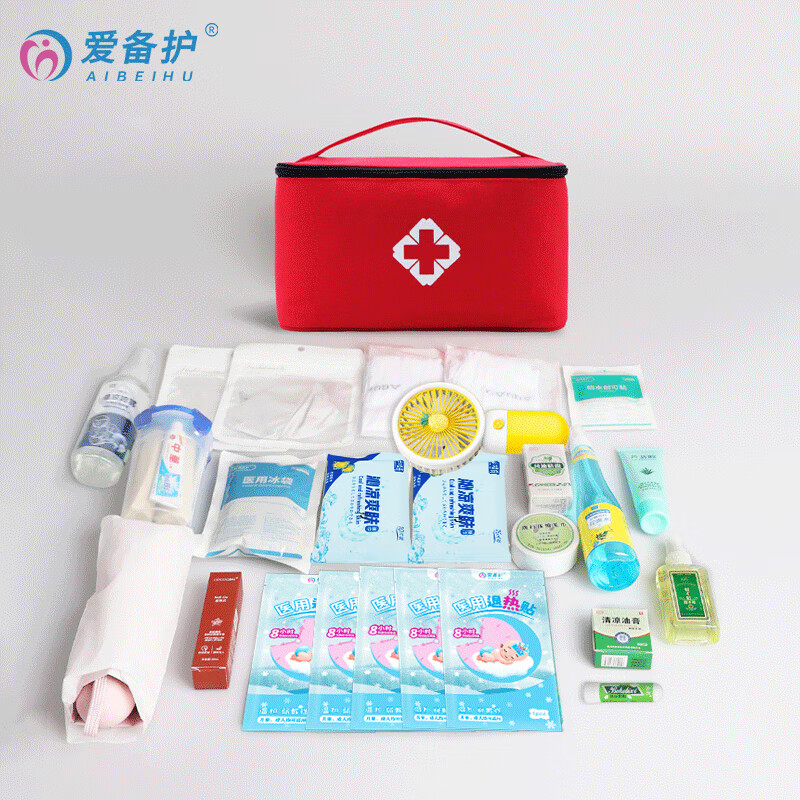 爱备护 便携急救包 防暑降温包 夏季清凉 醒脑提神 外伤处理 ABH-L009C高清大图