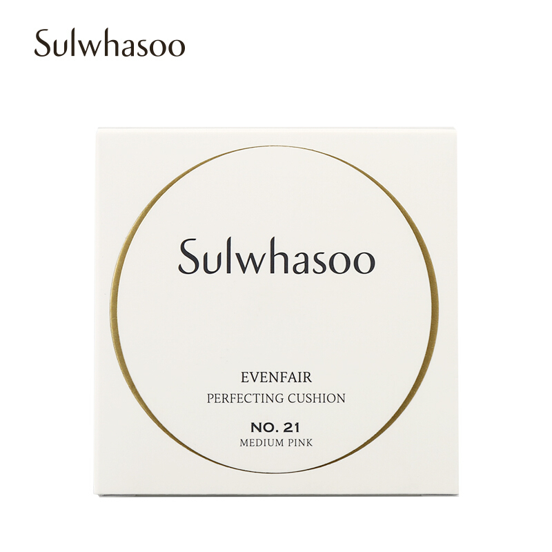 Sulwhasoo 雪花秀 致美养肤气垫粉底液 #21 15g*2( 遮瑕保湿 BB霜 修容 护肤品韩国进口)