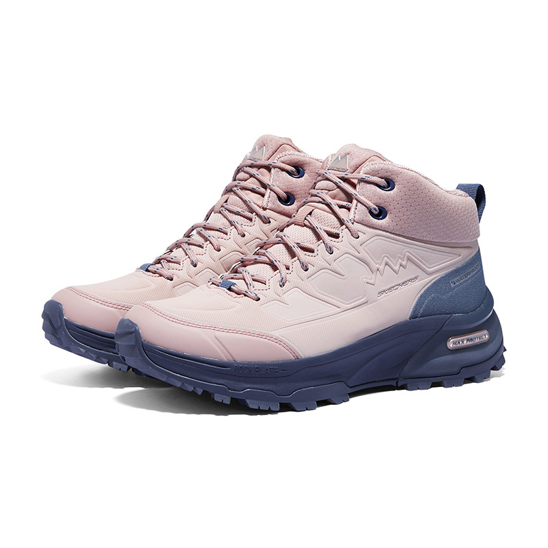 skechers斯凯奇女子新款运动休闲户外增高中帮鞋180203pkbl