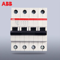 ABB断路器380V三相四线空气开关正品4P16A四极空开开关SH204-C16