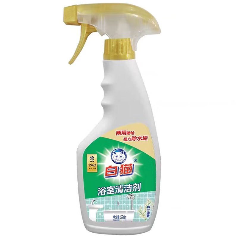 白猫 浴室清洁剂 520g*2瓶 强力去除水垢皂垢污渍霉斑高清大图