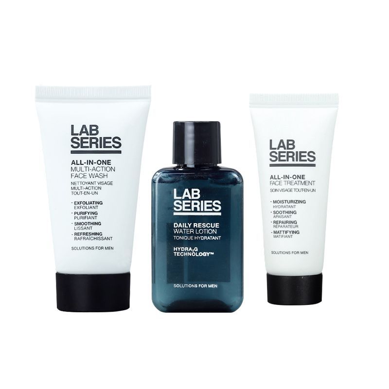 朗仕(lab series)护肤套装 男士护肤三件套中样 洁面30ml 爽肤水30ml