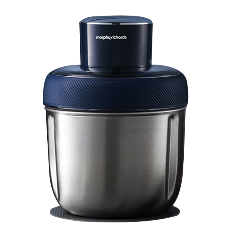 摩飞绞肉机1.5L家用不锈钢多功能单碗搅拌机轻奢蓝MR9408