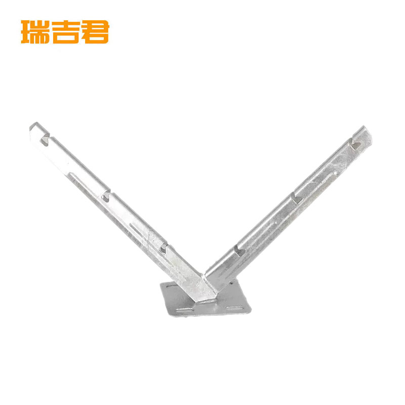 瑞吉君 刀刺滚笼镀锌支架 V型 个