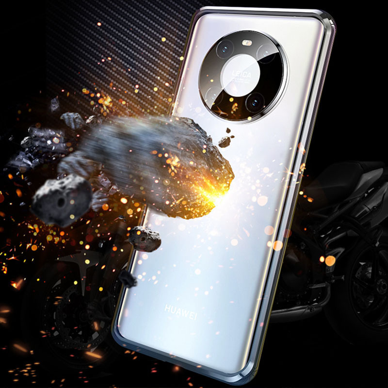 可波 华为mate40pro手机壳mate30pro/40/pro+手机套全包可保护摄像头双面玻璃保护5g版全包防摔磁吸高清大图