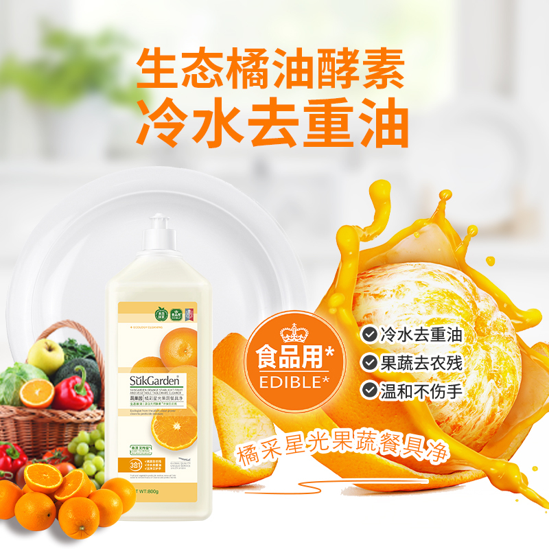 SukGarden蔬果园 大师调香 家庭清洁 6件套高清大图