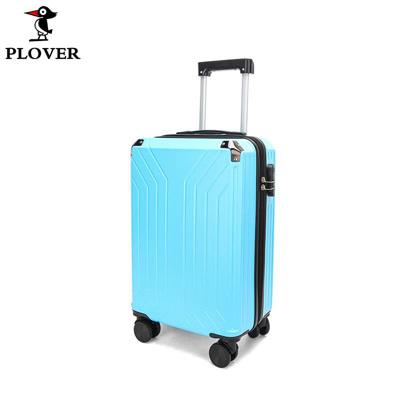 小窝厘 啄木鸟PLOVER行李箱拉链款拉杆箱GD2707-20A/L 水晶蓝 20英寸图片