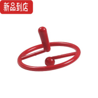 真智力六一儿童节的礼物减压玩具悬浮感叹号陀螺地转陀螺转转乐创意 红色单个