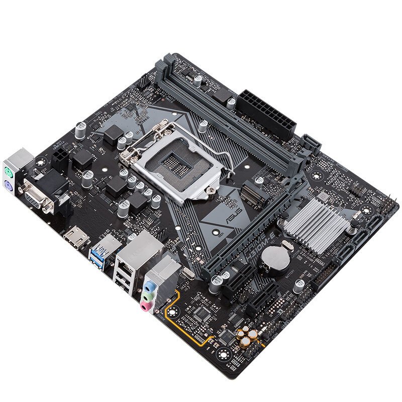 华硕asusprimeh310me主板支持inteli59400fi58400cpuh310主板