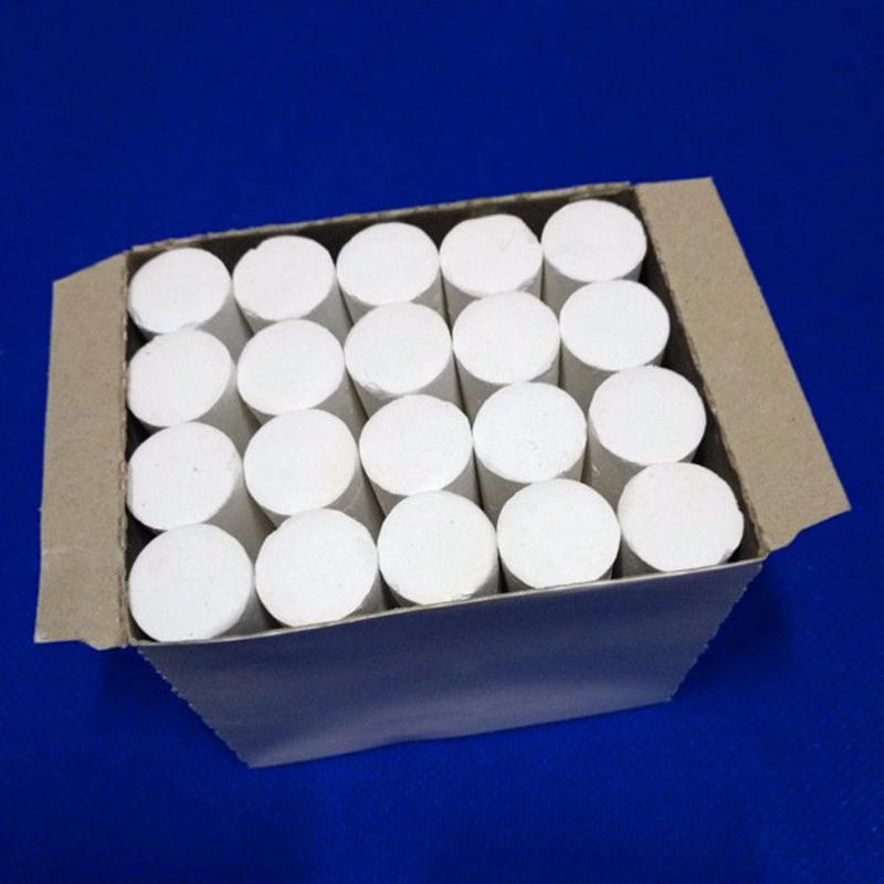白色大粉笔木材钢管大号加粗粉笔白色粗粉笔船用粉笔20支白色1盒20支