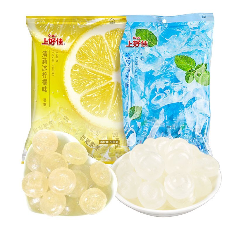 上好佳硬糖500g*5包清凉薄荷糖什锦果味水果糖散装结婚礼喜糖果小零食(多口味混发)高清大图