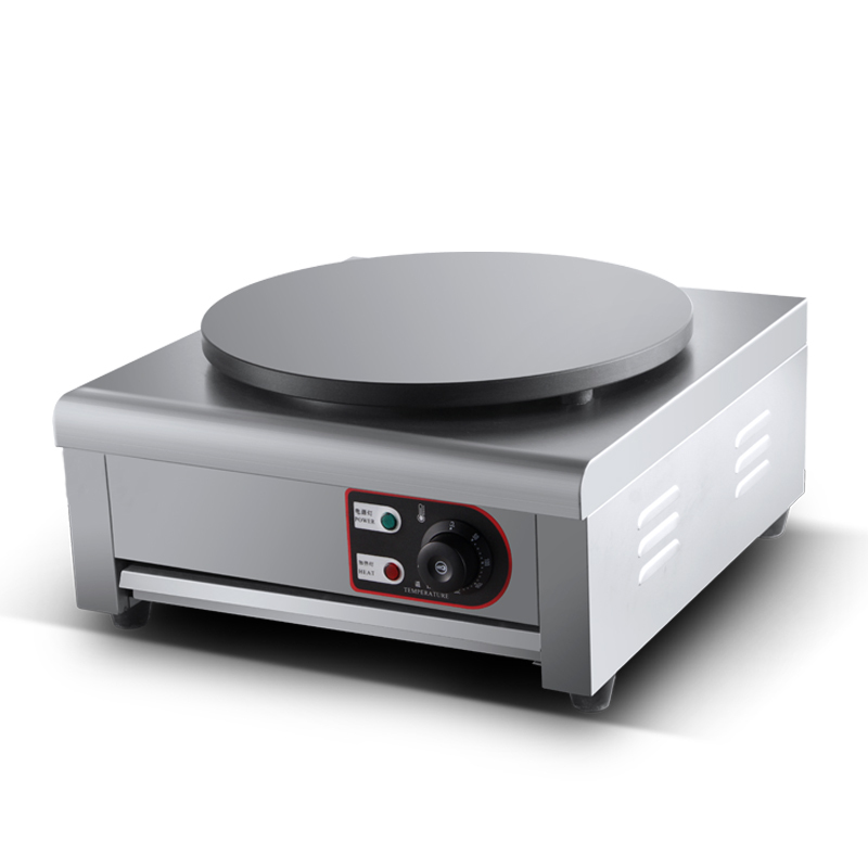 杂粮煎饼果子机古达商用摆摊设备电鏊子煎饼锅燃气电煎饼机 双头电款