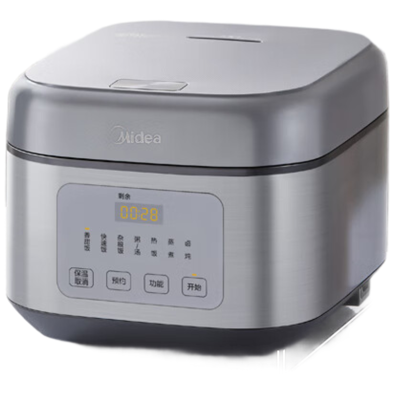 美的(Midea)电饭煲家用智能预约不粘锅聚能微压 MB-RA477